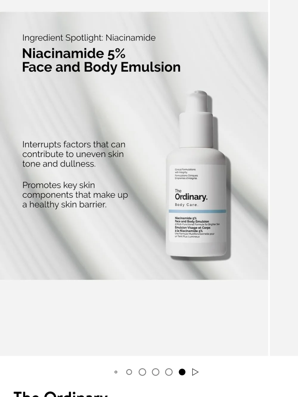 The Ordinary ordinary niacinamide